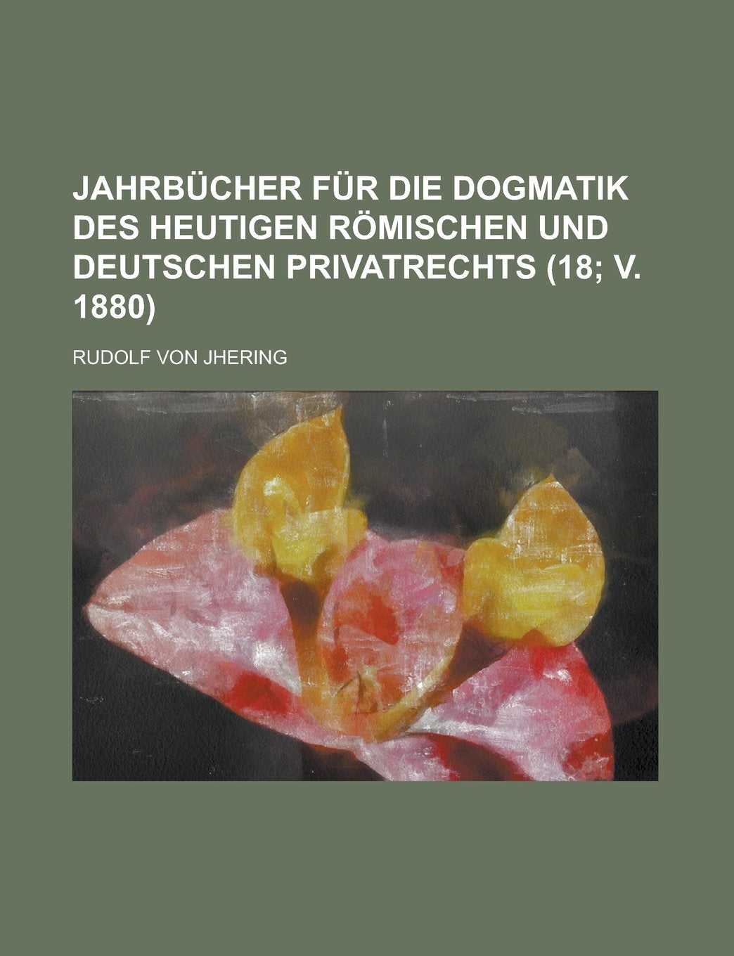 Jahrb Cher Fur Die Dogmatik Des Heutigen R Mischen Und Deutschen Privatrechts (18; V. 1880) Books