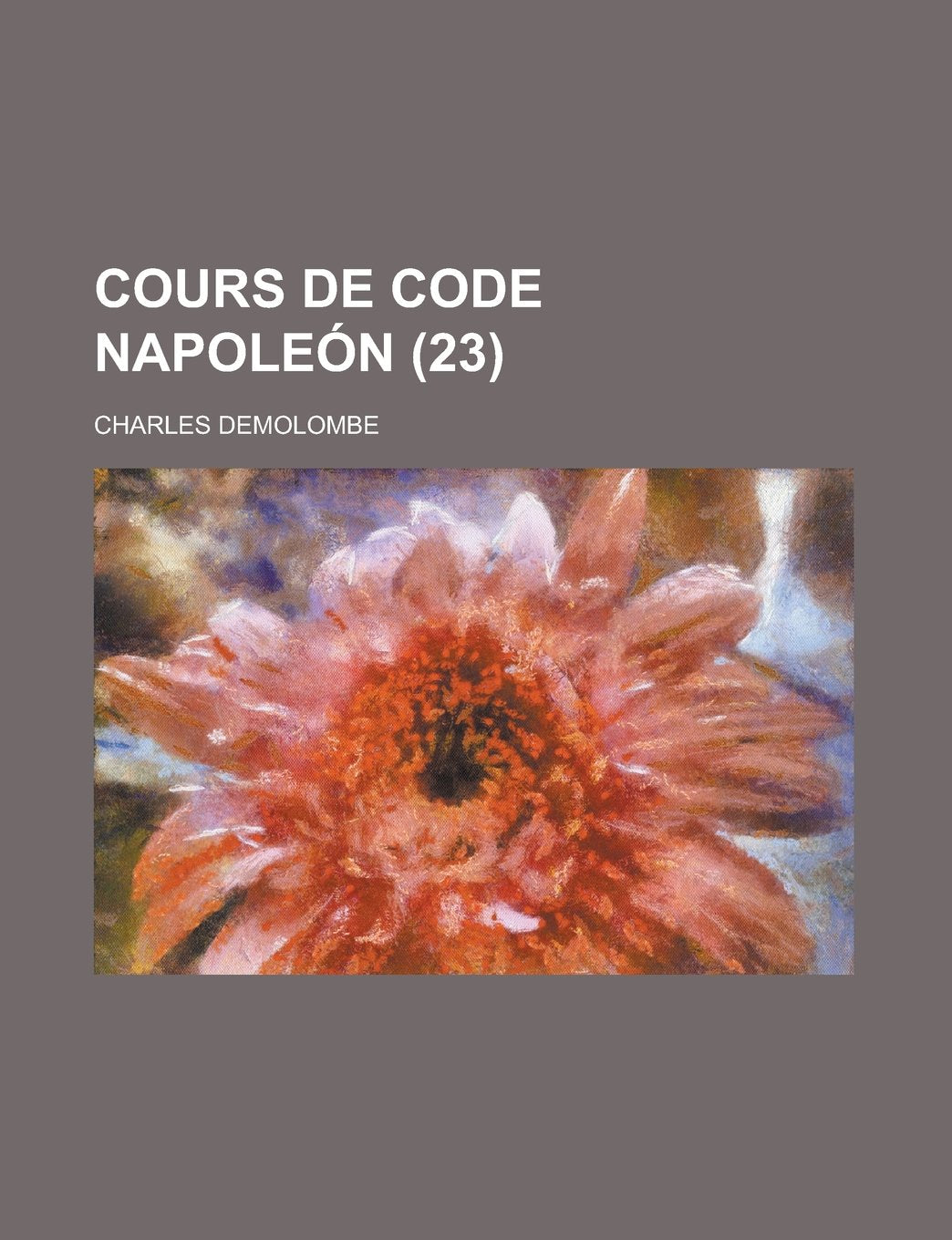 Cours de Code Napole N (23 ) Books