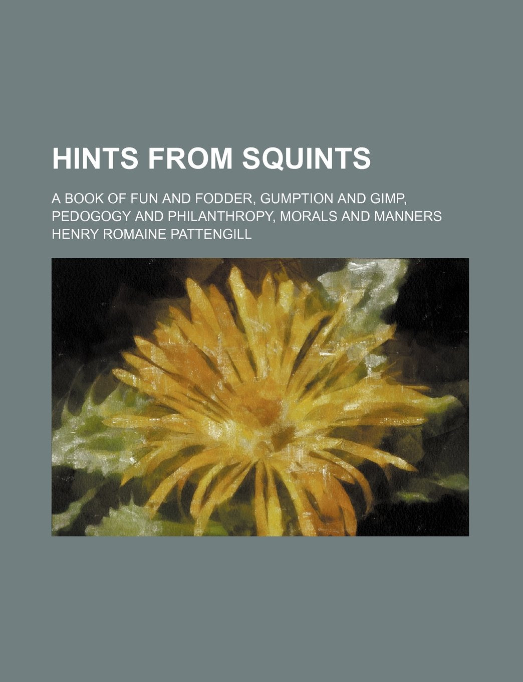 Hints from Squints; A Book of Fun and Fodder, Gumption and Gimp, Pedogogy and Philanthropy, Morals and Manners Hobbies & Crafts
