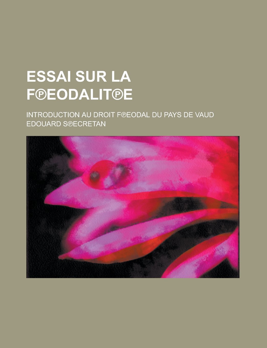 Essai Sur La F Eodalit E; Introduction Au Droit F Eodal Du Pays de Vaud Books