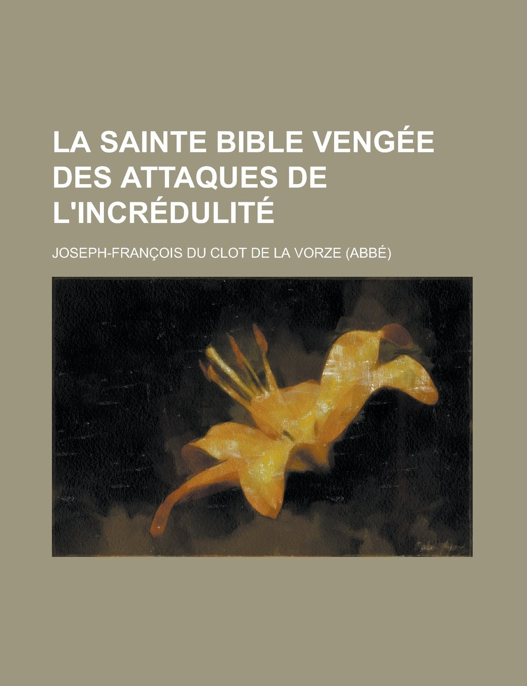 La Sainte Bible Veng E Des Attaques de L'Incr Dulit Books