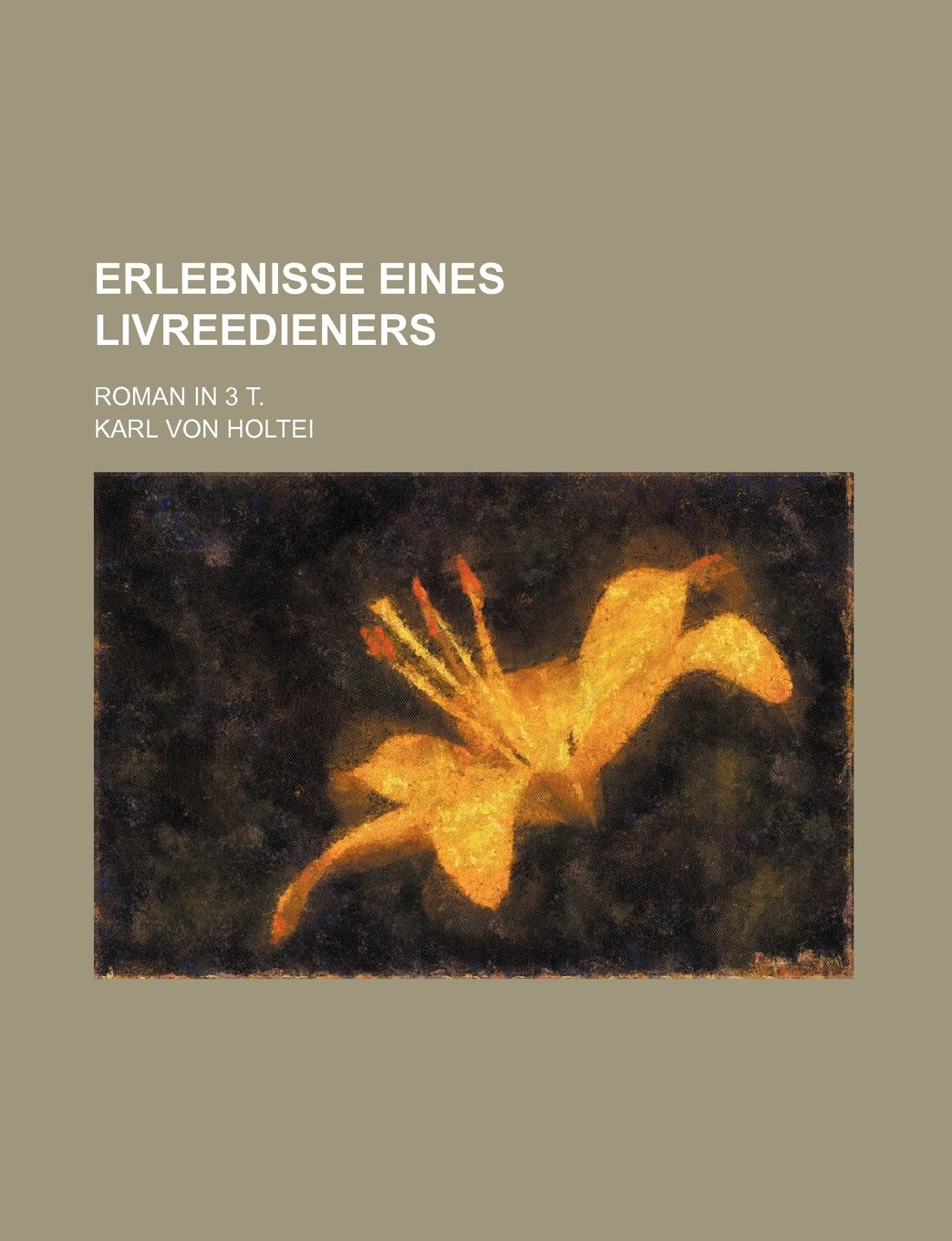 Erlebnisse Eines Livreedieners; Roman in 3 T. Books