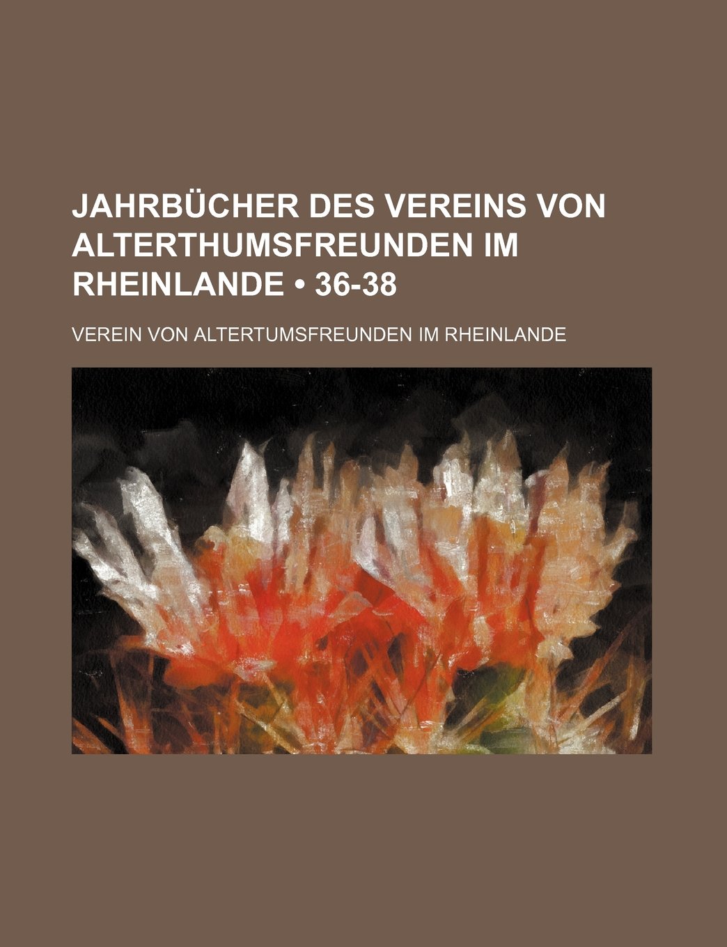 Jahrbucher Des Vereins Von Alterthumsfreunden Im Rheinlande (36-38) Books