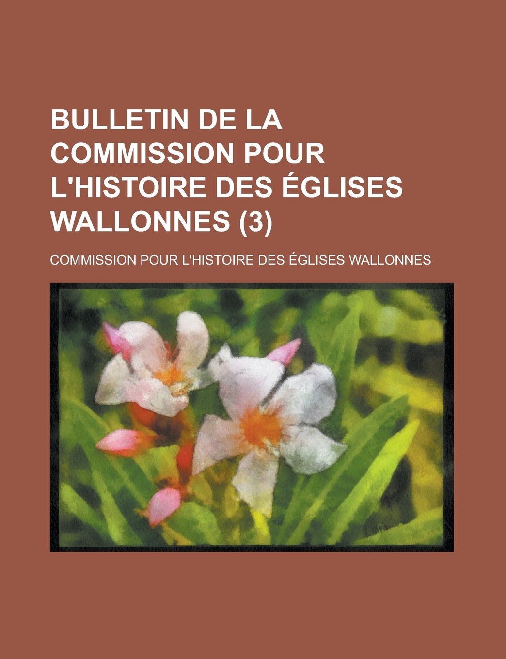Bulletin de La Commission Pour L'Histoire Des Eglises Wallonnes (3) Books
