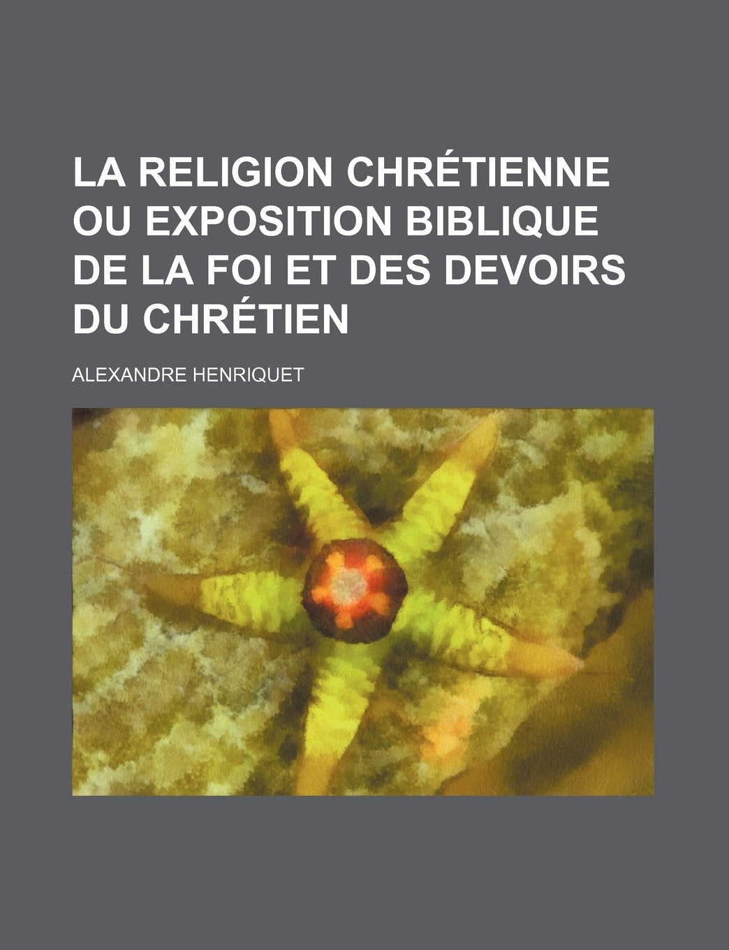 La Religion Chretienne Ou Exposition Biblique de La Foi Et Des Devoirs Du Chretien Books