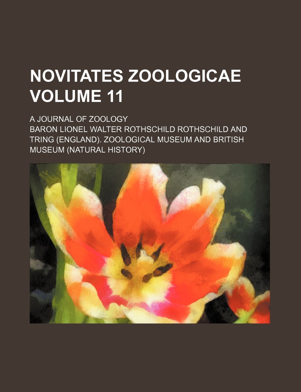 Novitates Zoologicae Volume 11; A Journal of Zoology Books
