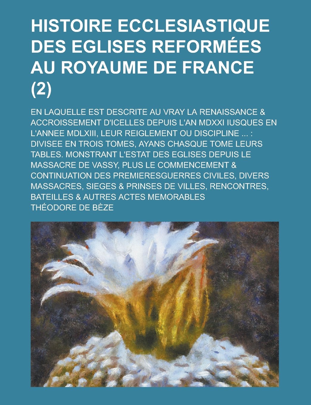 Histoire Ecclesiastique Des Eglises Reformees Au Royaume de France; En Laquelle Est Descrite Au Vray La Renaissance & Accroissement D'Icelles Depuis L Books