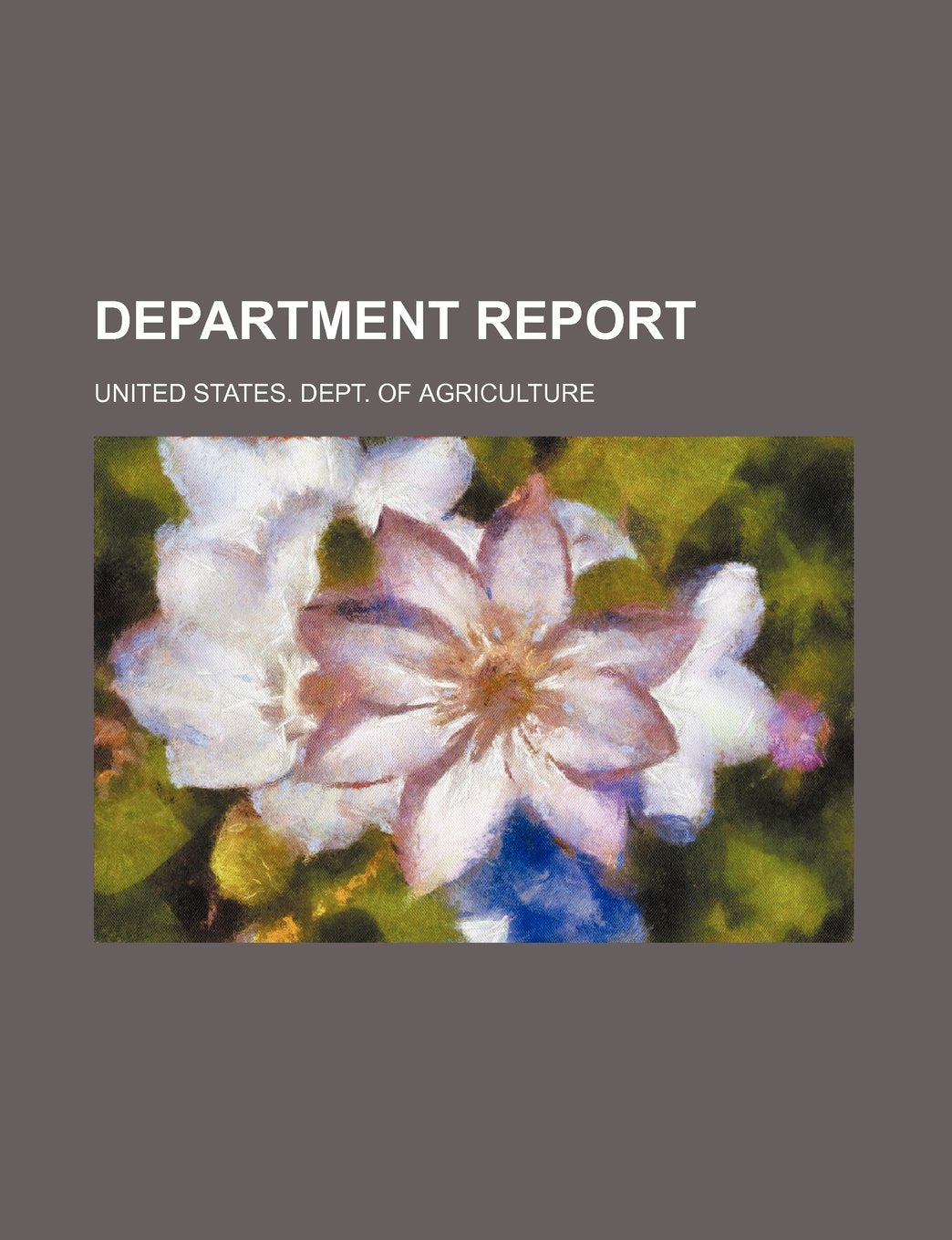 Department Report Books