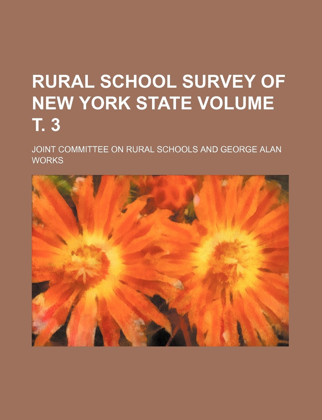 Rural School Survey of New York State Volume . 3 Books