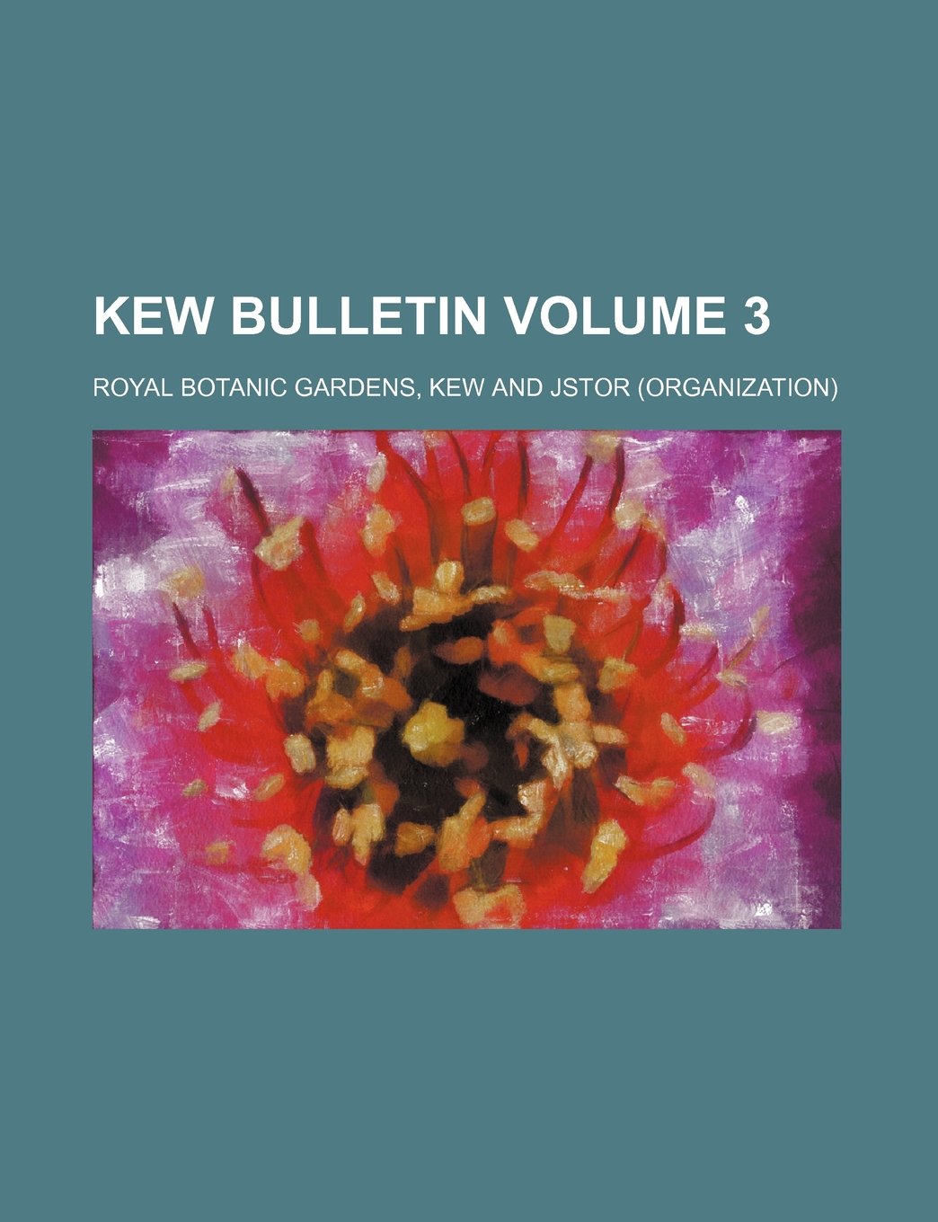 Kew Bulletin Volume 3 Books