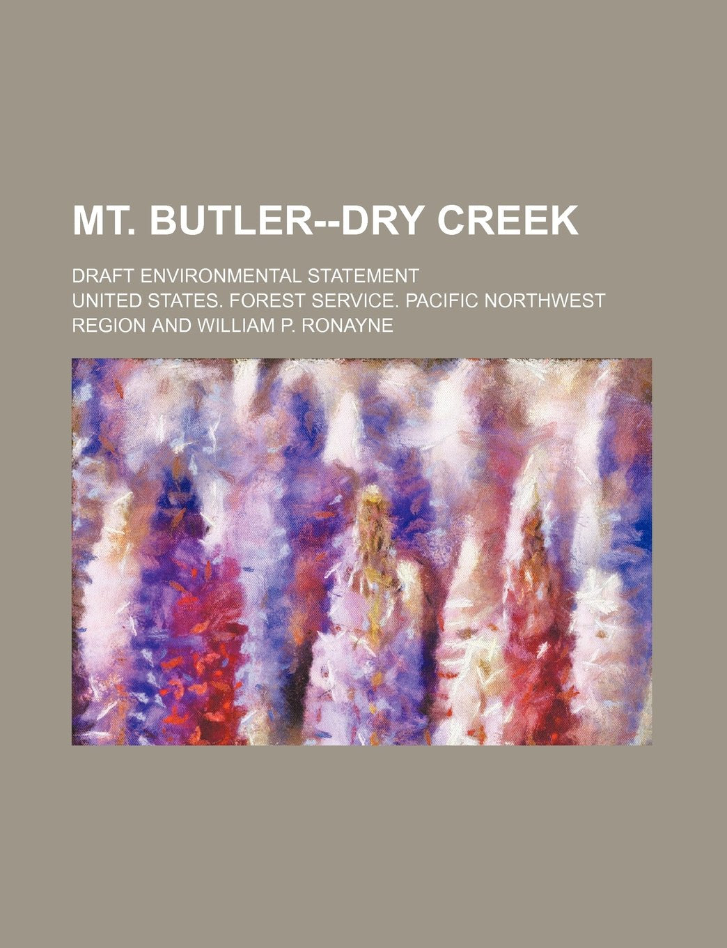 Mt. Butler--Dry Creek; draft environmental statement Books