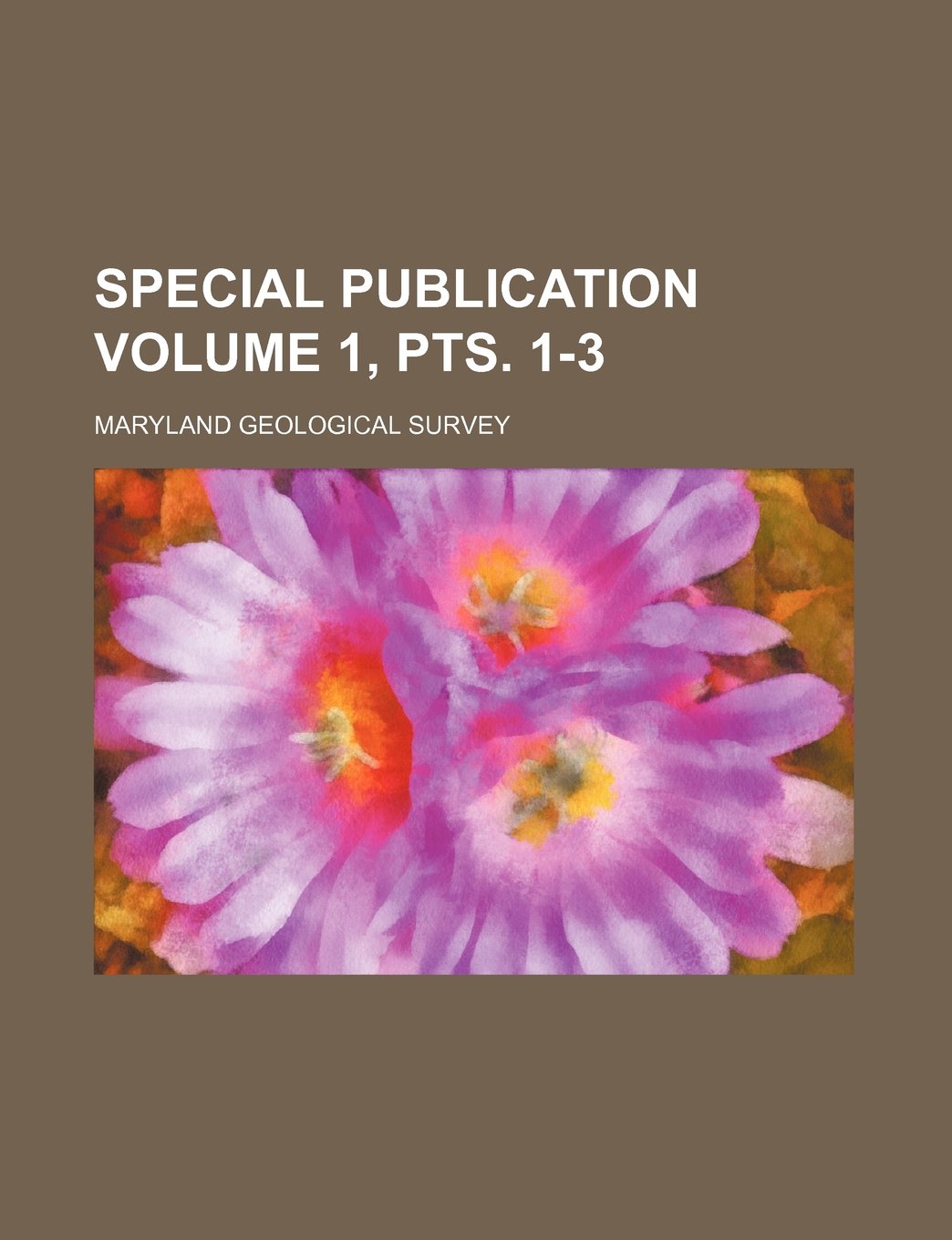 Special Publication Volume 1, Pts. 1-3 Politics & History