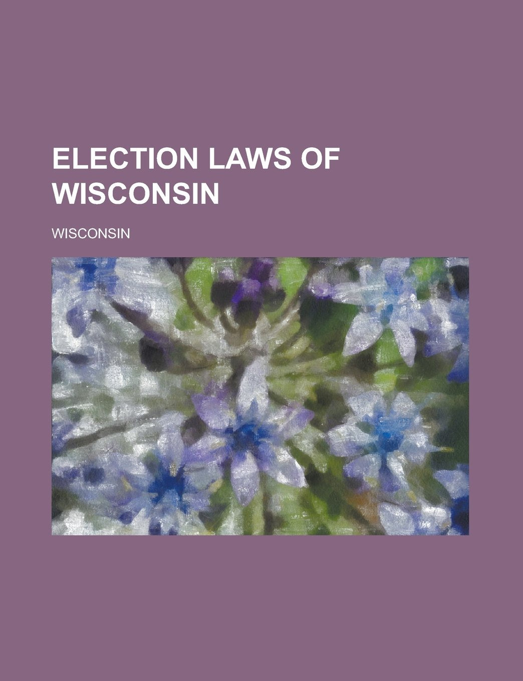 Election Laws of Wisconsin Books