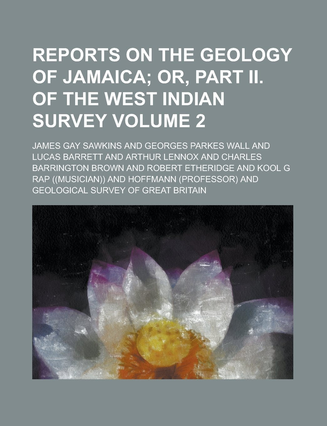 Reports on the geology of Jamaica Volume 2 Books