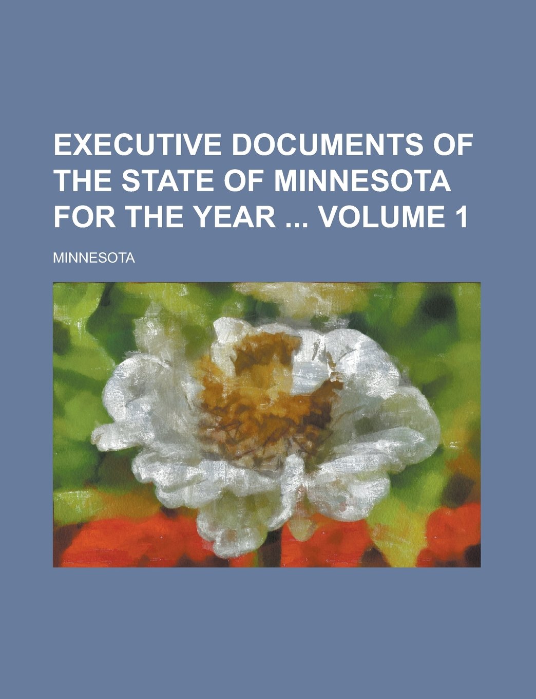 Executive Documents of the State of Minnesota for the Year Volume 1 Politics & History