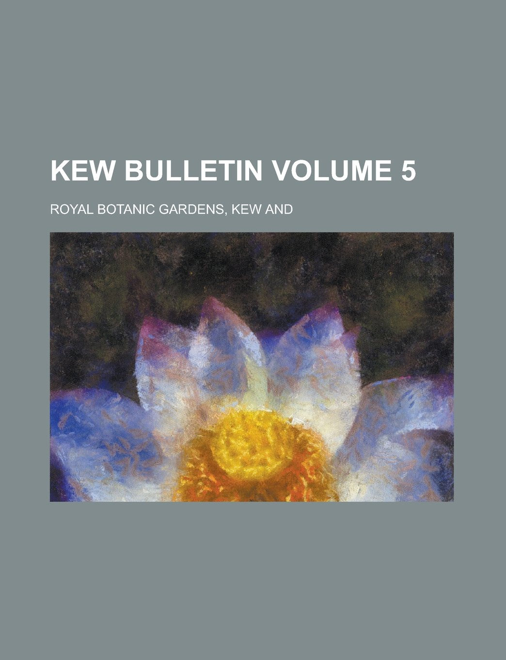 Kew bulletin Volume 5 Books