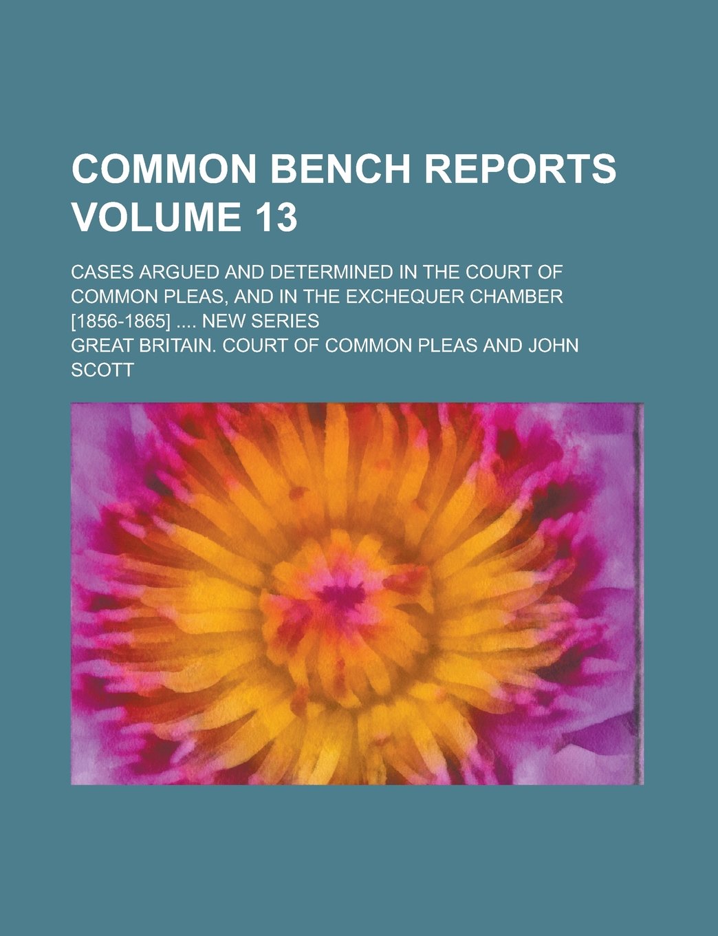 Common Bench Reports; Cases Argued and Determined in the Court of Common Pleas, and in the Exchequer Chamber .... New series Volume 13 Books
