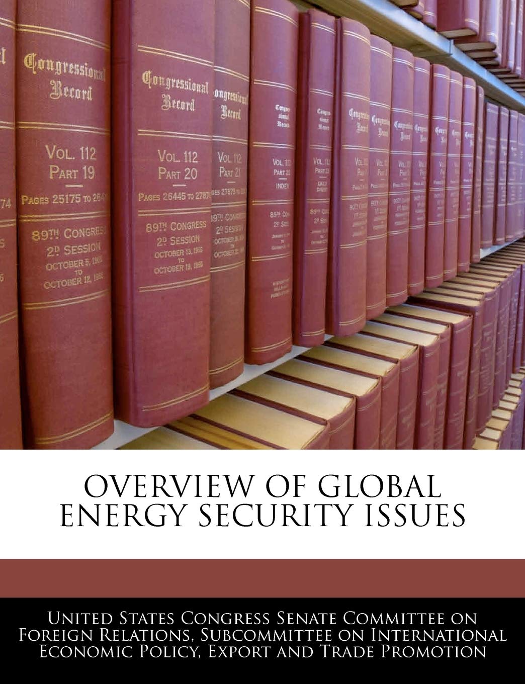 Overview of Global Energy Security Issues Politics & History