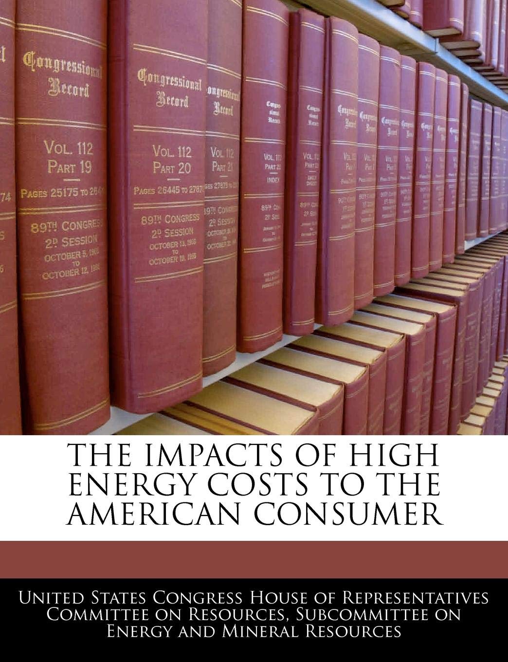 The Impacts of High Energy Costs to the American Consumer Politics & History