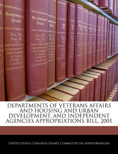 Departments of Veterans Affairs and Housing and Urban Development, and Independent Agencies Appropriations Bill, 2001 Social Sciences