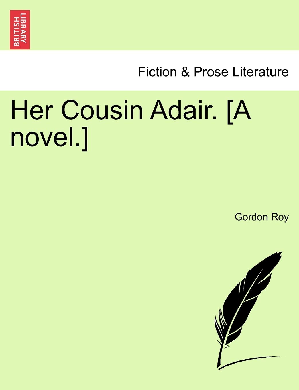 Product Image: Her Cousin Adair. Vol. III