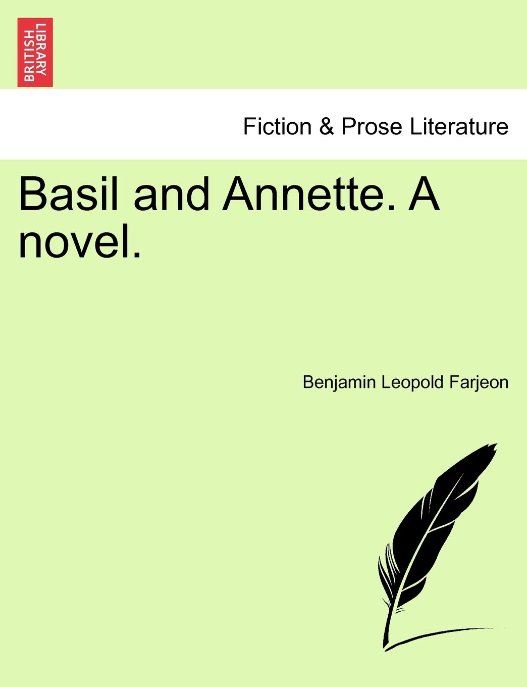 Product Image: Basil and Annette. a Novel.