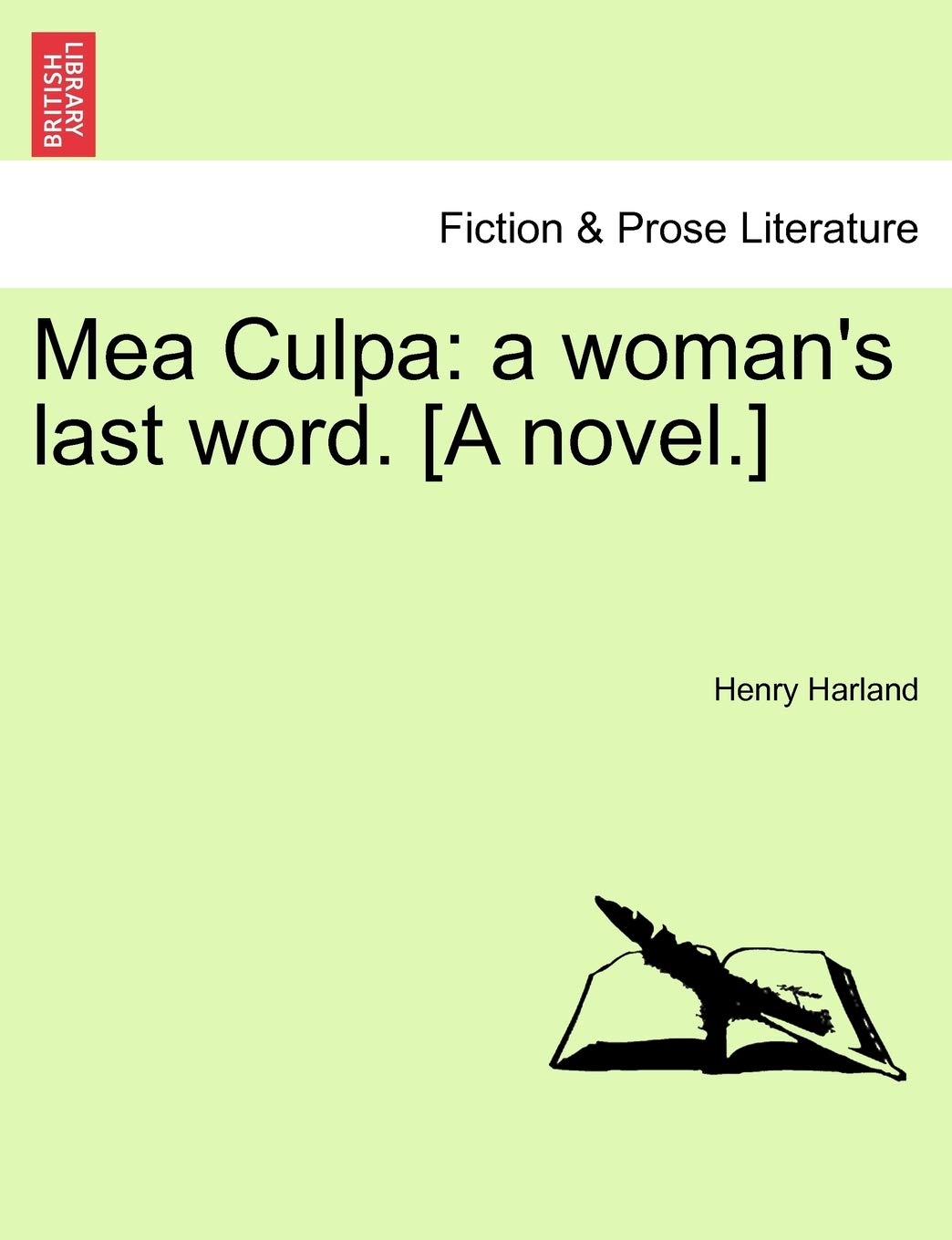 Mea Culpa: A Woman's Last Word. Contemporary literature