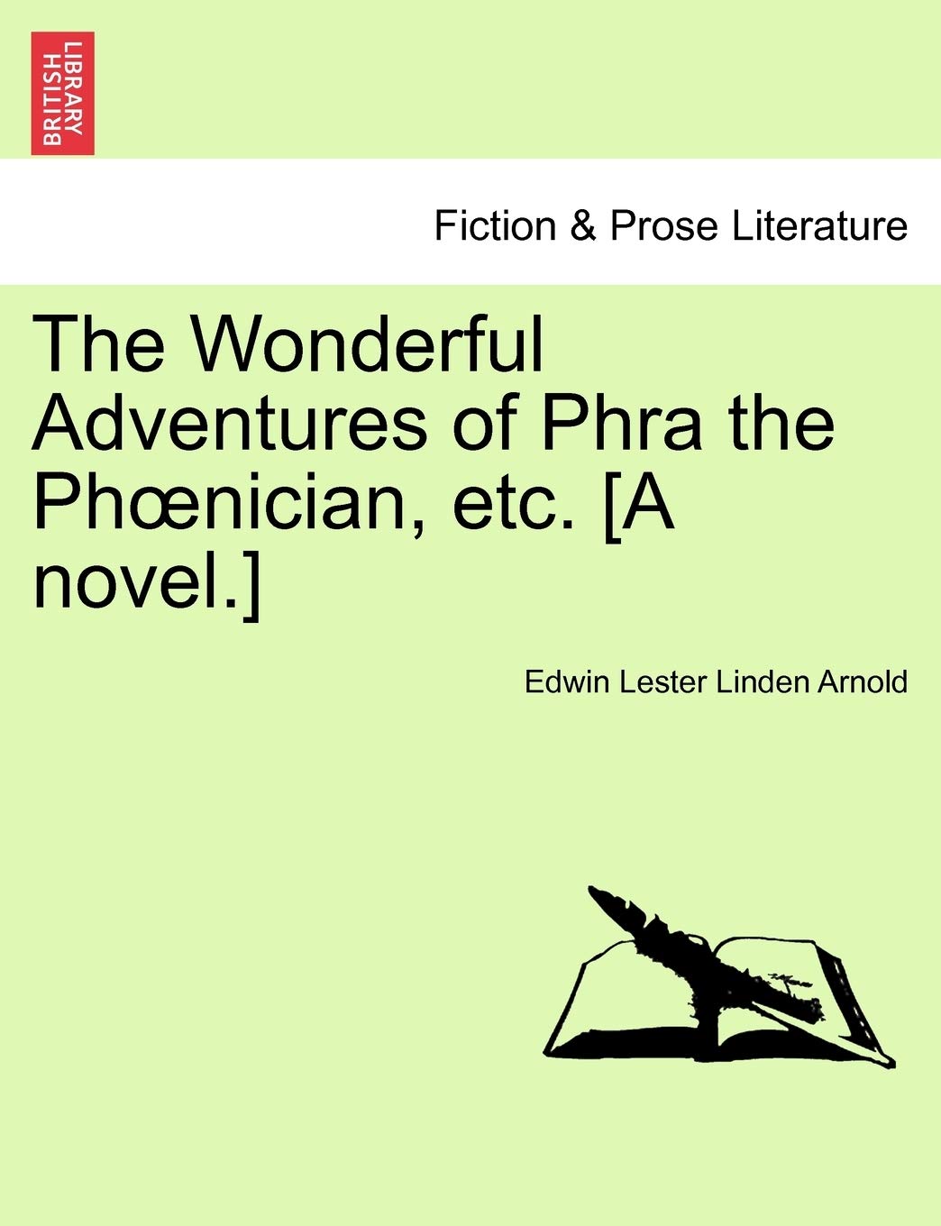 The Wonderful Adventures of Phra the PH Nician, Etc. Contemporary literature