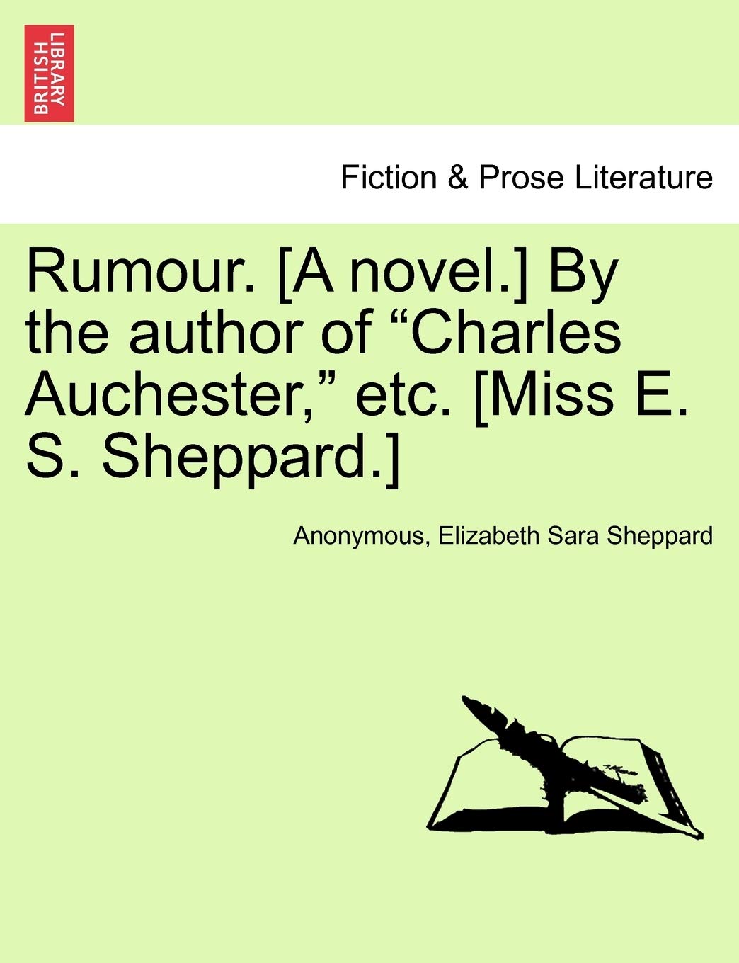 Rumour. by the Author of "Charles Auchester," Etc. Contemporary literature