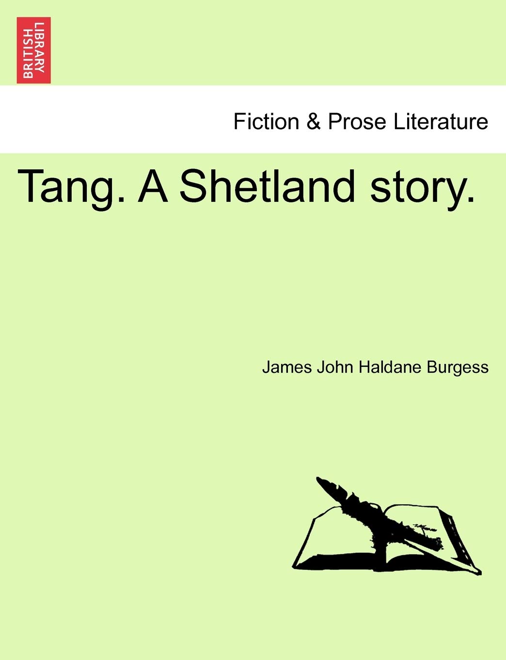 Tang. a Shetland Story. Contemporary literature