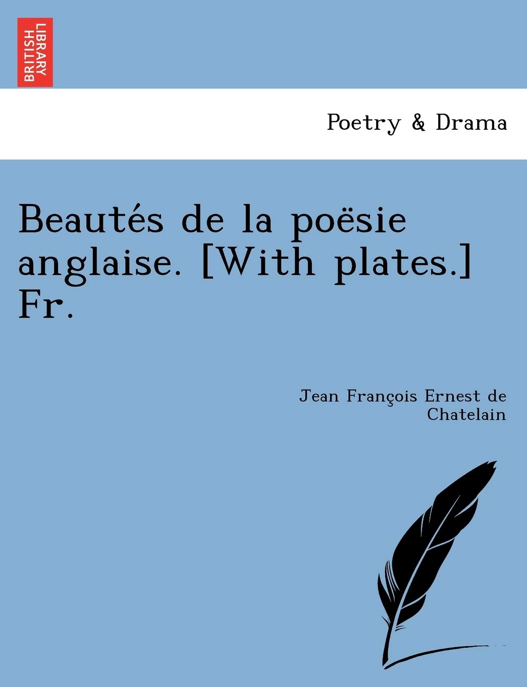 Beautés de la poësie anglaise. Fr. book