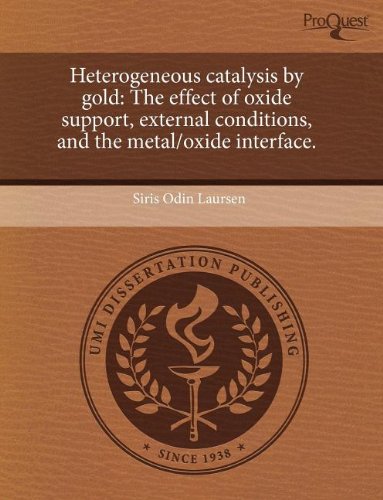 Heterogeneous Catalysis by Gold: The Effect of Oxide Support Natural Sciences