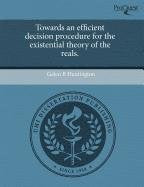 Towards an Efficient Decision Procedure for the Existential Theory of the Reals Books