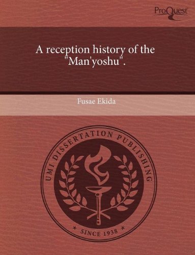 A Reception History of the Man'yoshu. Contemporary literature