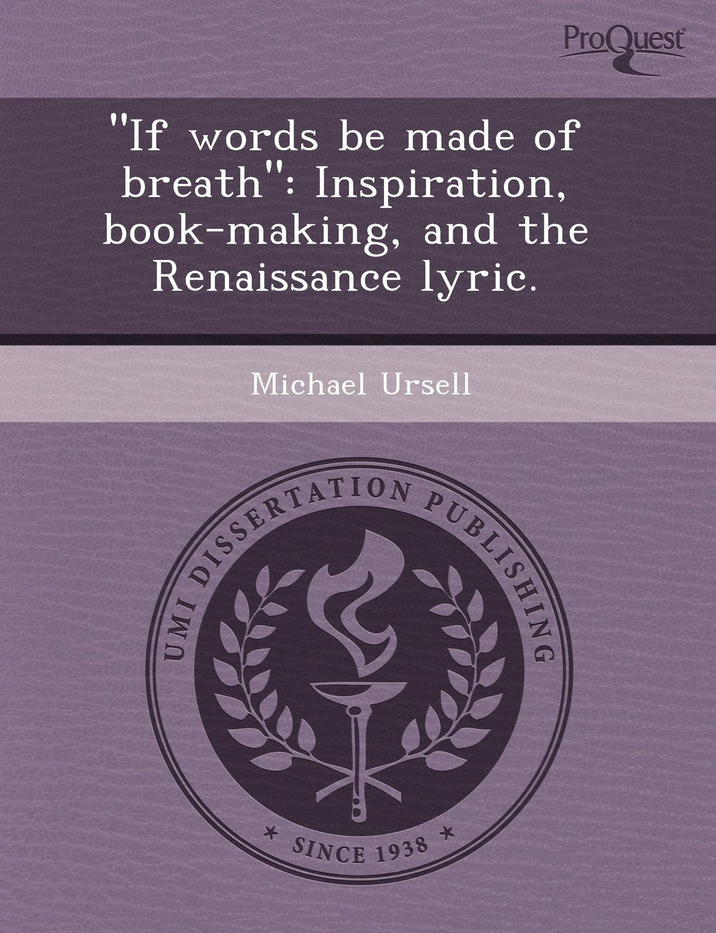 If Words Be Made of Breath: Inspiration Social Sciences