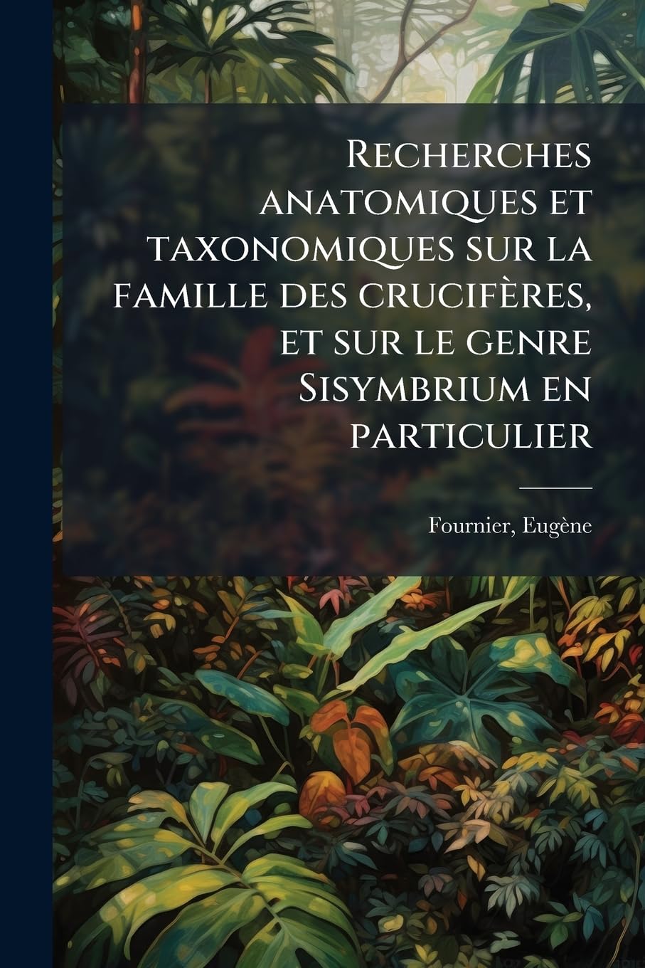 Recherches anatomiques et taxonomiques sur la famille des crucifères, et sur le genre Sisymbrium en particulier: 1865 book