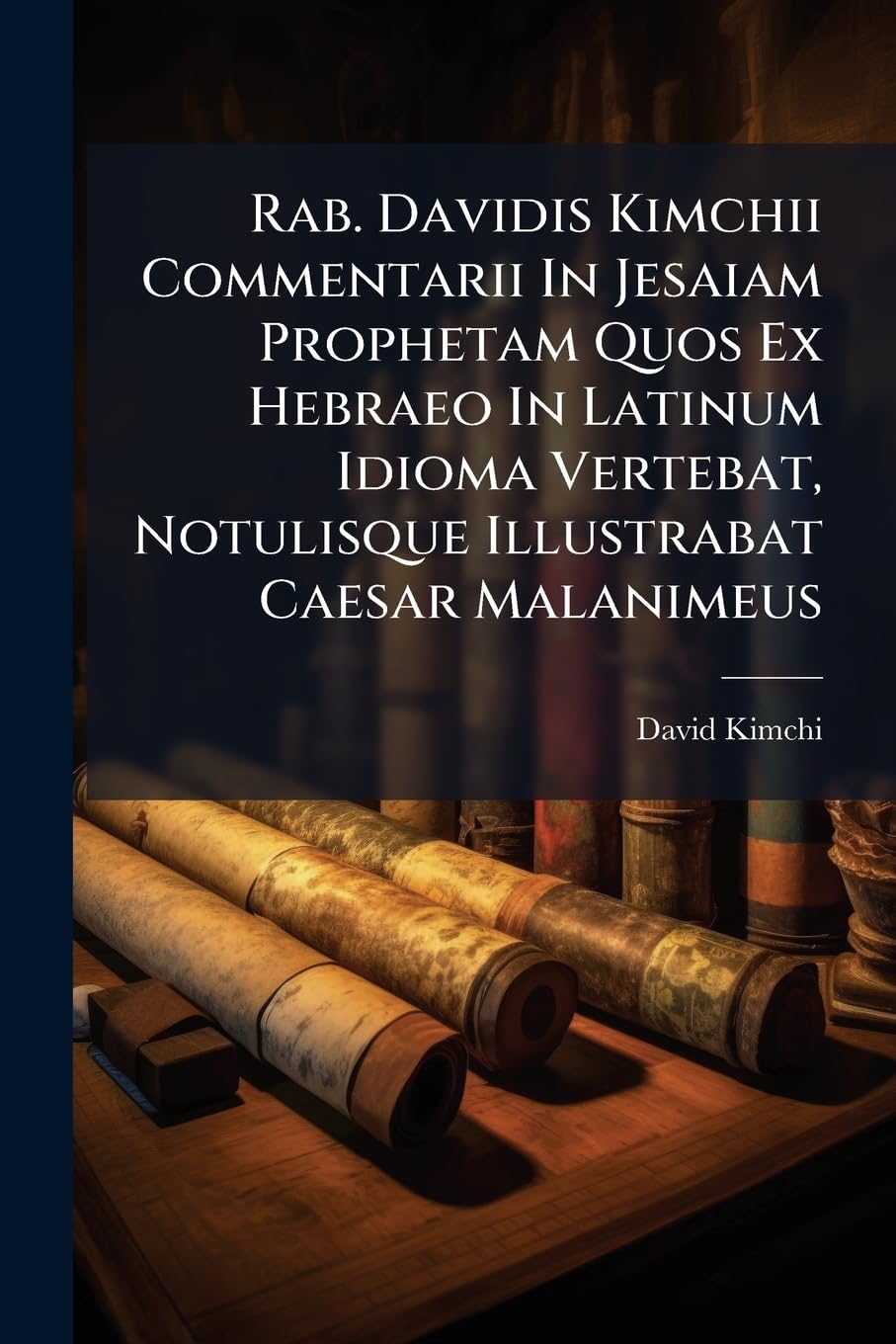Rab. Davidis Kimchii Commentarii In Jesaiam Prophetam Quos Ex Hebraeo In Latinum Idioma Vertebat, Notulisque Illustrabat Caesar Malanimeus book