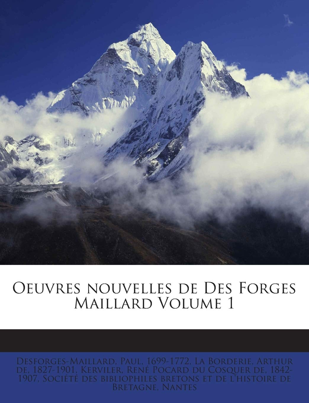 Oeuvres nouvelles de Des Forges Maillard Volume 1 book