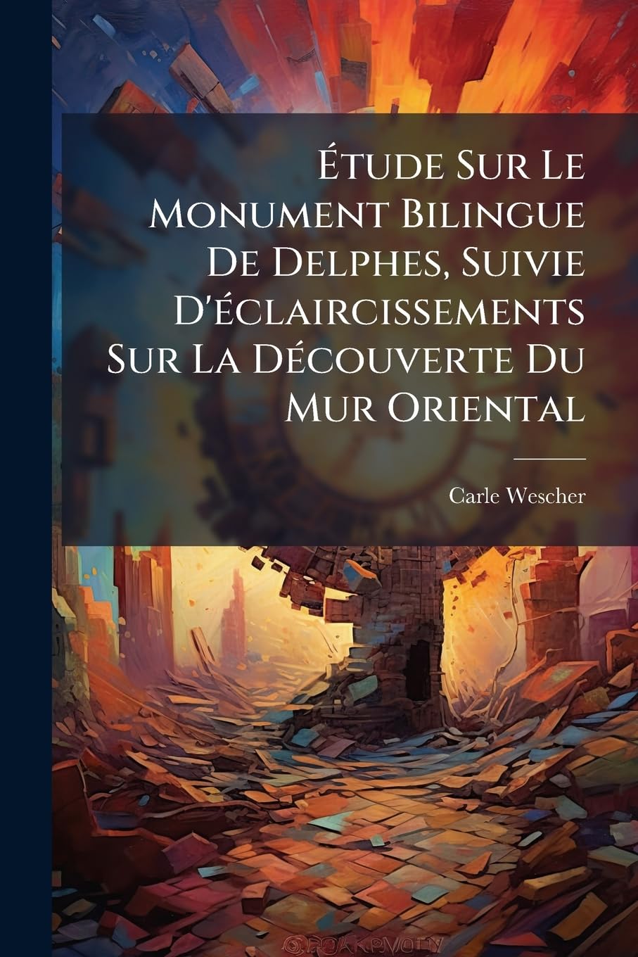 Étude Sur Le Monument Bilingue De Delphes, Suivie D'éclaircissements Sur La Découverte Du Mur Oriental book