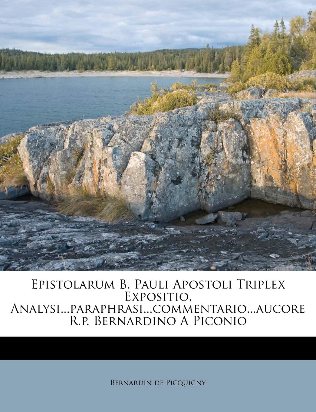 Epistolarum B. Pauli Apostoli Triplex Expositio, Analysi...Paraphrasi...Commentario...Aucore R.P. Bernardino a Piconio Politics & History