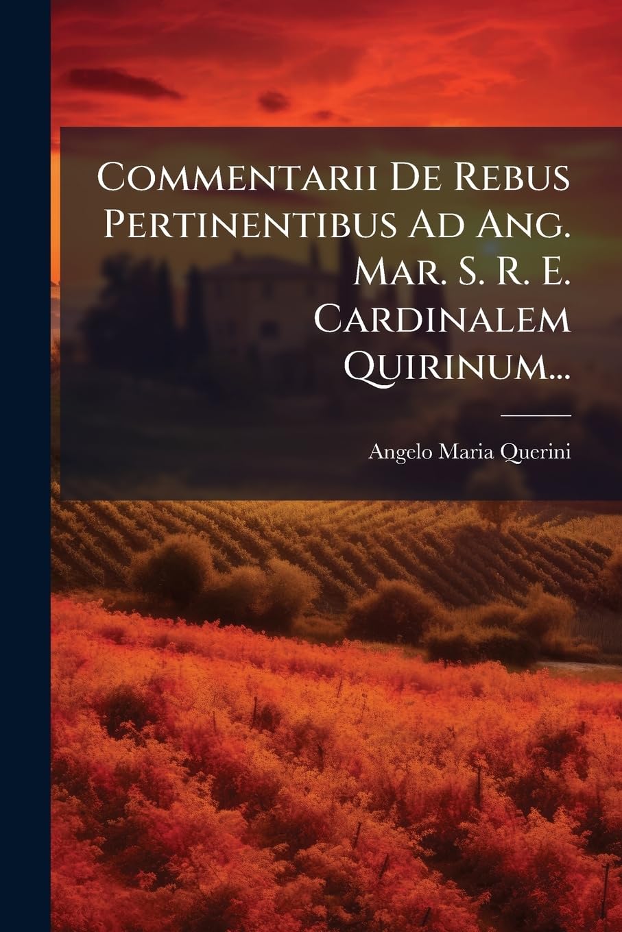 Commentarii de Rebus Pertinentibus Ad Ang. Mar. S. R. E. Cardinalem Quirinum... book