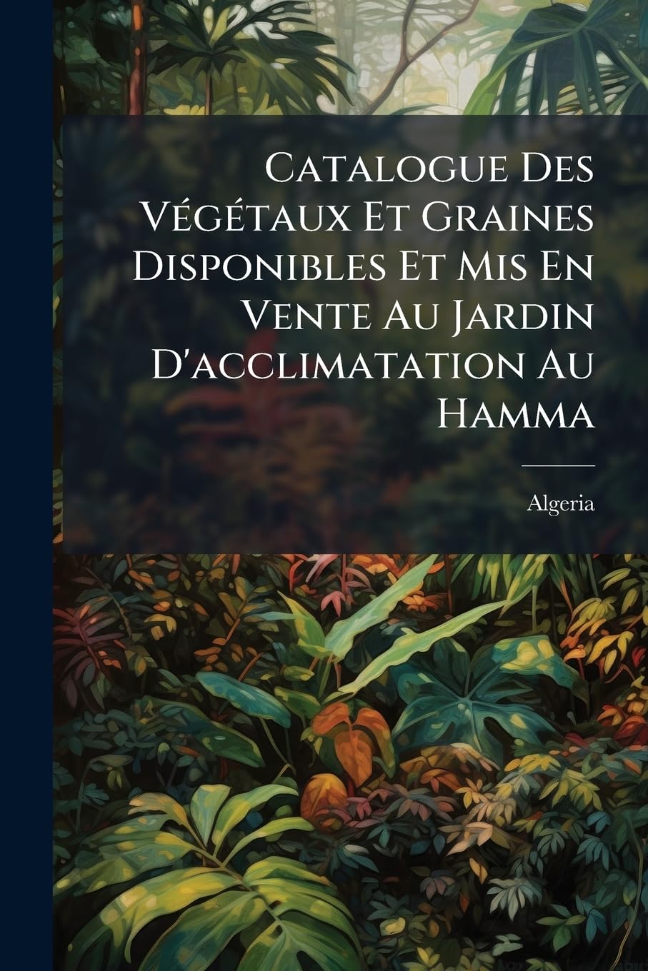 Catalogue Des Végétaux Et Graines Disponibles Et MIS En Vente Au Jardin d'Acclimatation Au Hamma: Près Alger, Pendant l'Automne 1862 Et Le Printemps 1863... book