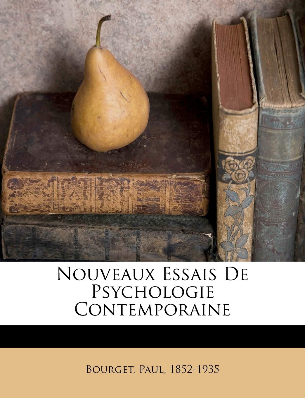 Nouveaux Essais De Psychologie Contemporaine book