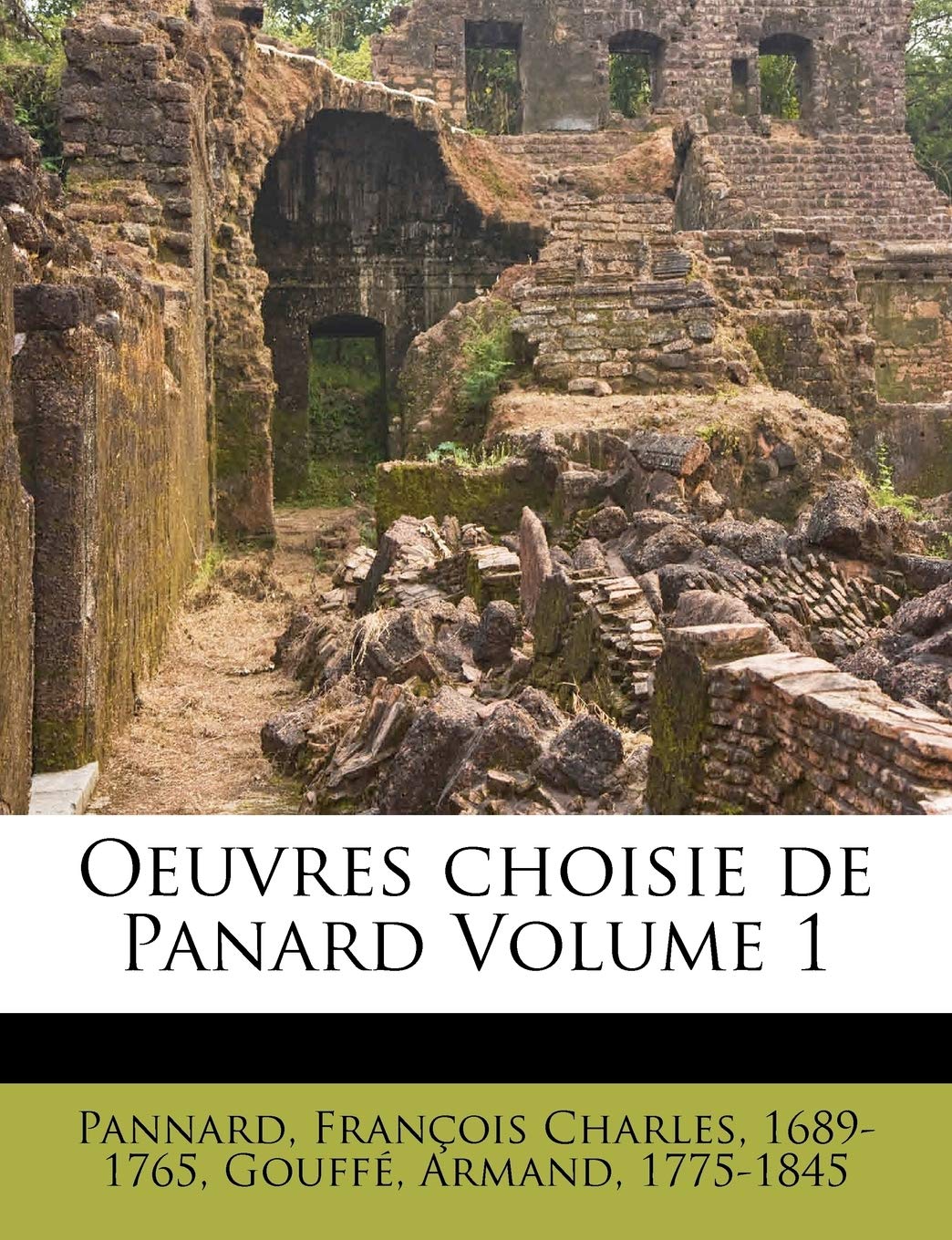 Oeuvres choisie de Panard Volume 1 book