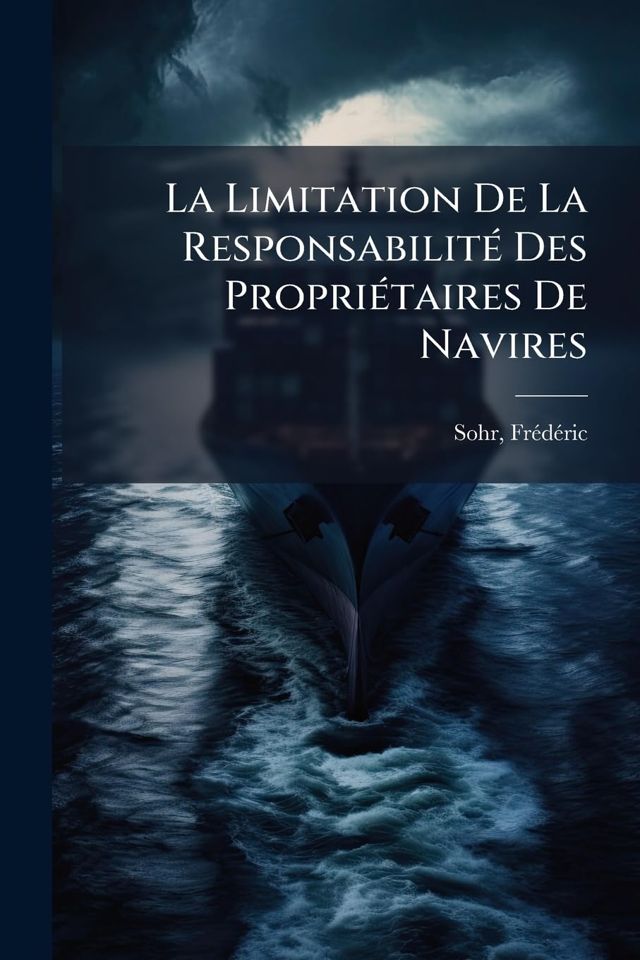 La Limitation de la Responsabilité Des Propriétaires de Navires: Leur Responsabilité En Cas d'Accidents de Personnes book