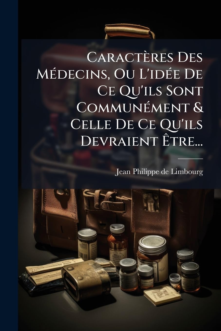 Caractères Des Médecins, Ou l'Idée de Ce Qu'ils Sont Communément & Celle de Ce Qu'ils Devraient Être... book