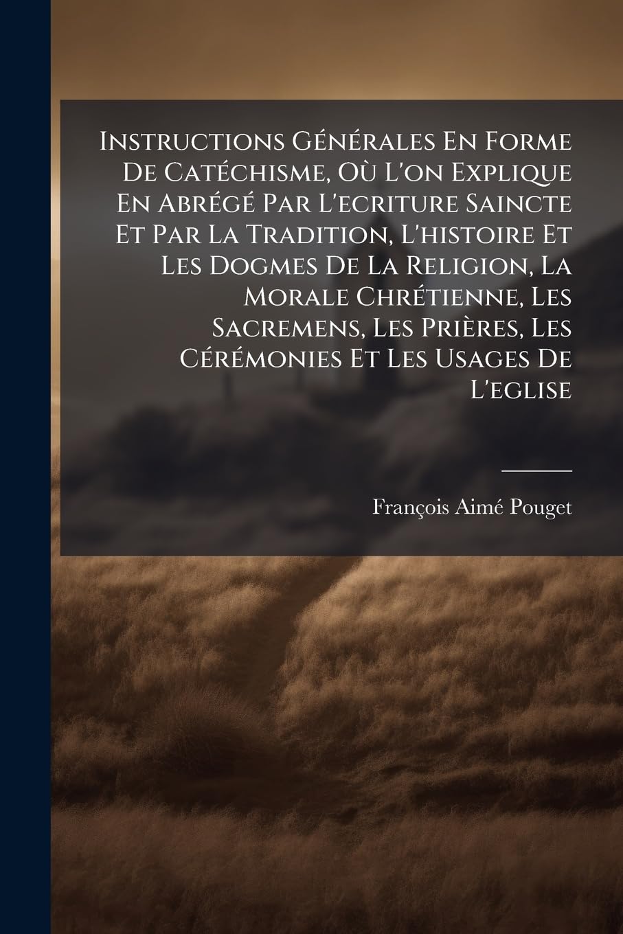 Instructions Générales En Forme De Catéchisme, Où L'on Explique En Abrégé Par L'ecriture Saincte Et Par La Tradition, L'histoire Et Les Dogmes De La ... Prières, Les Cérémonies Et Les Usages De L'eg book