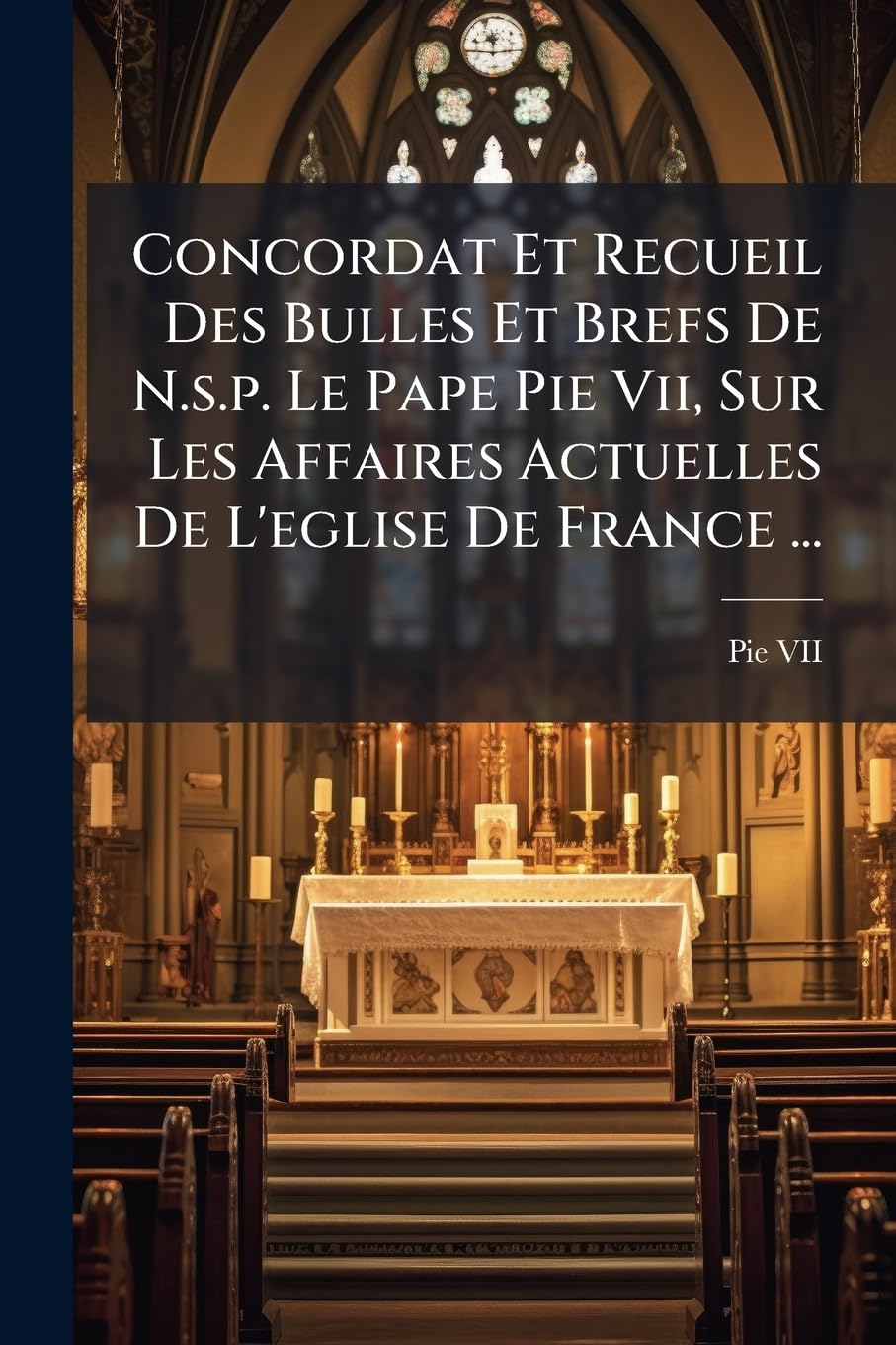 Concordat Et Recueil Des Bulles Et Brefs de N.S.P. Le Pape Pie VII, Sur Les Affaires Actuelles de L'Eglise de France ... book