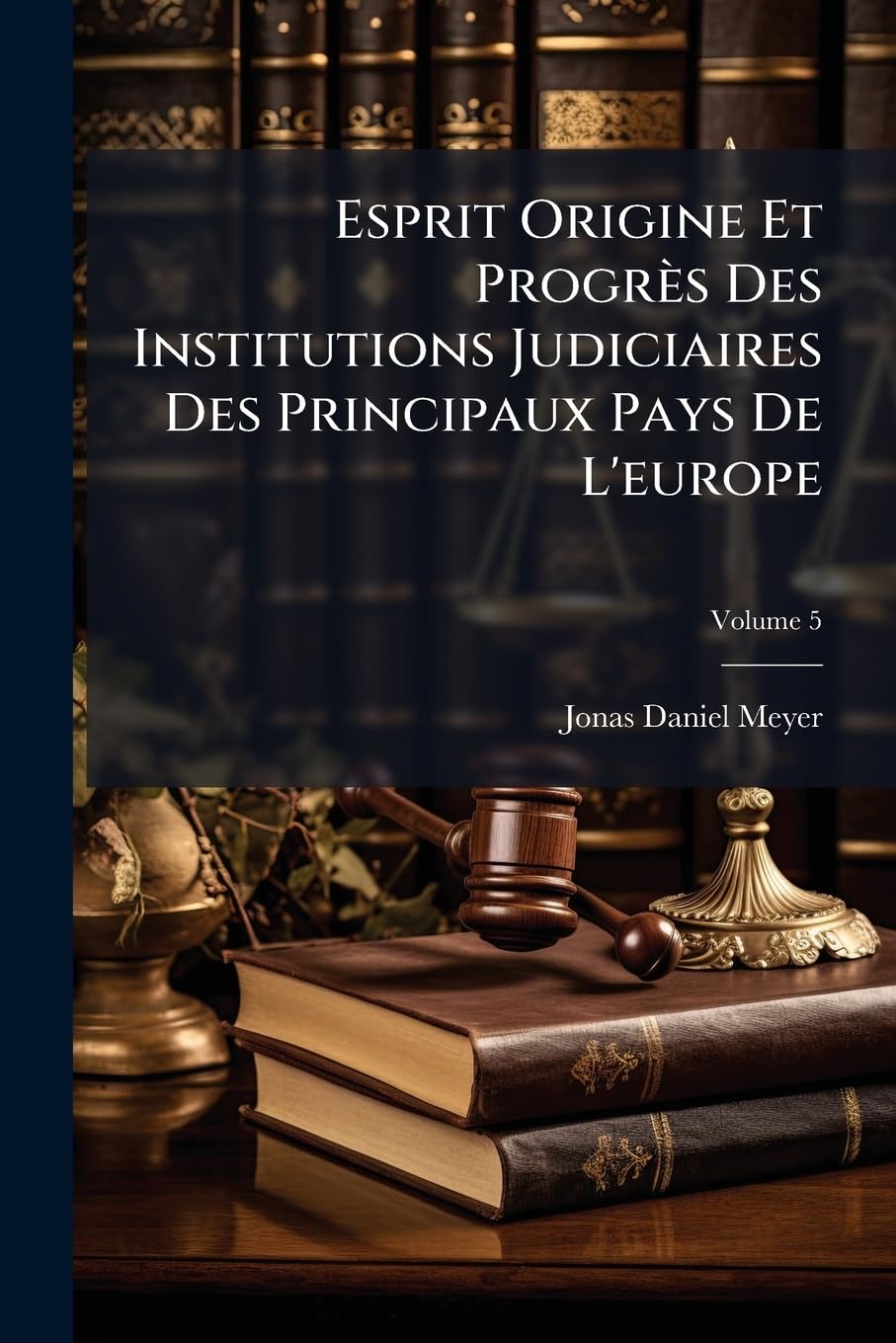 Esprit Origine Et Progrès Des Institutions Judiciaires Des Principaux Pays De L'europe: Résultats De L'expérience Pour Des Législation Futures, Volume 5 book