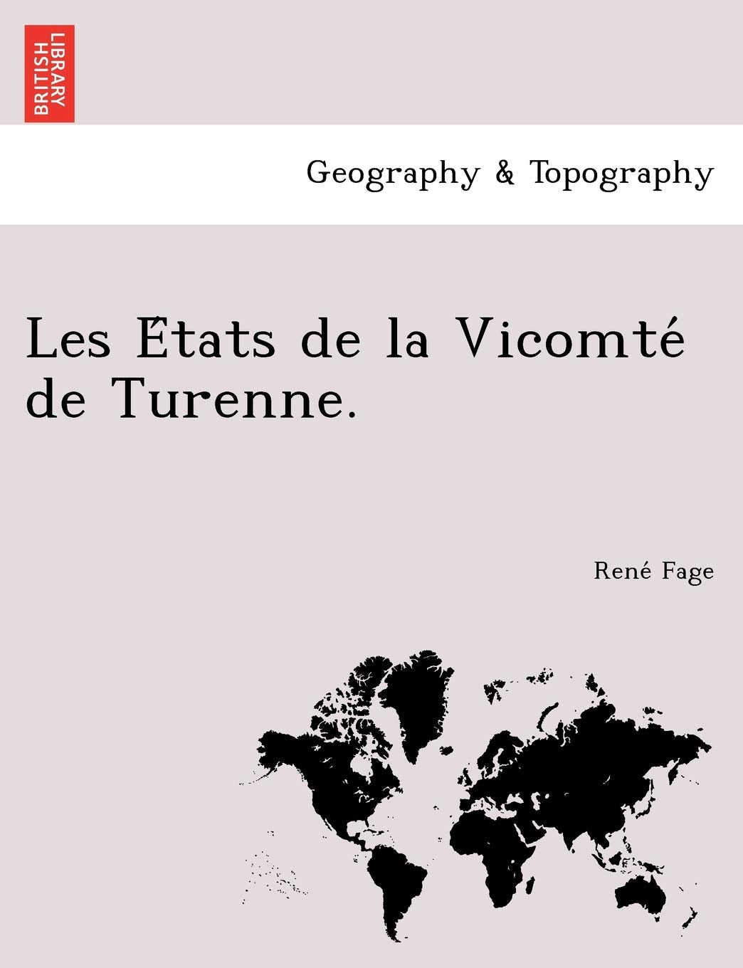Product Image: Les E Tats de La Vicomte de Turenne.